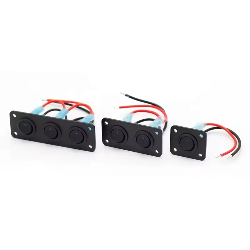 1 Gang 12V 20A Blue LED SPST Toggle Rocker ON/Off Marine Switch Panel high quality
